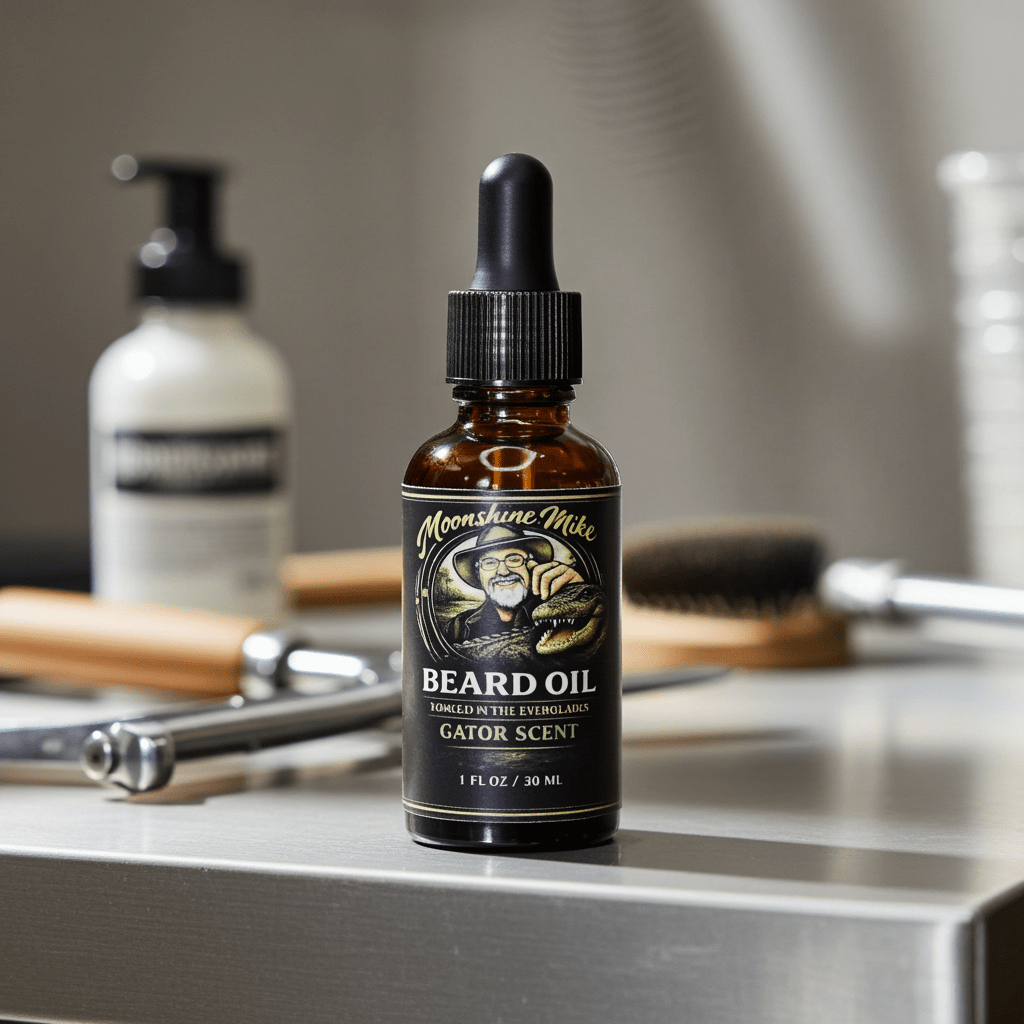 Moonshine Mike's Beard Oil™  Gator Scent Beard Oil (1 fl oz / 30ml)
