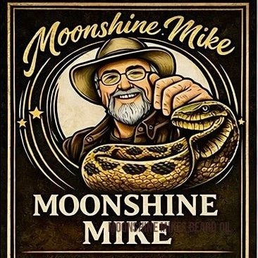 Moonshine Mike Beard Oil™ – Python Scent (1 fl oz / 30ml)