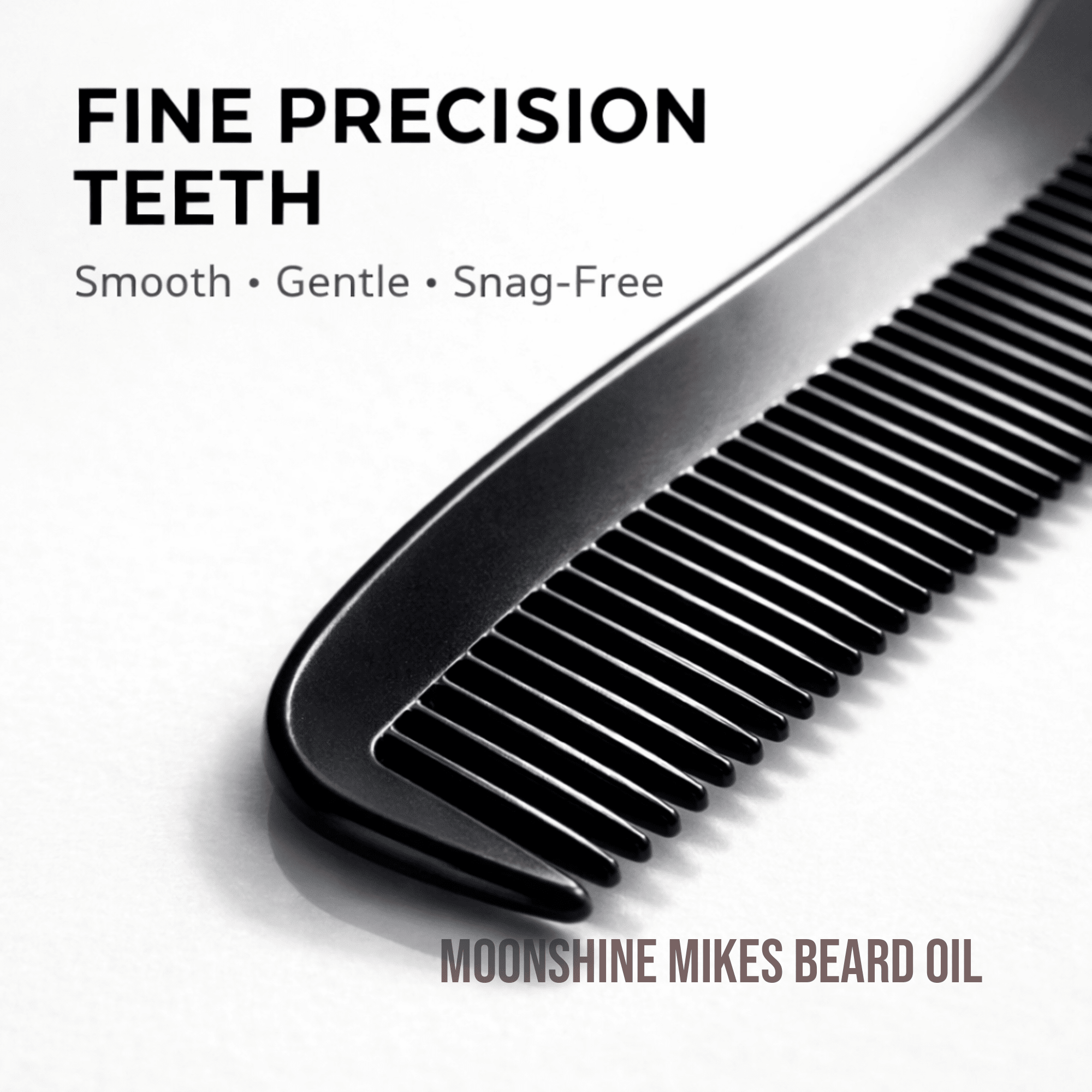 GENTS Mini Mustache Comb – 4.7” Fine Tooth