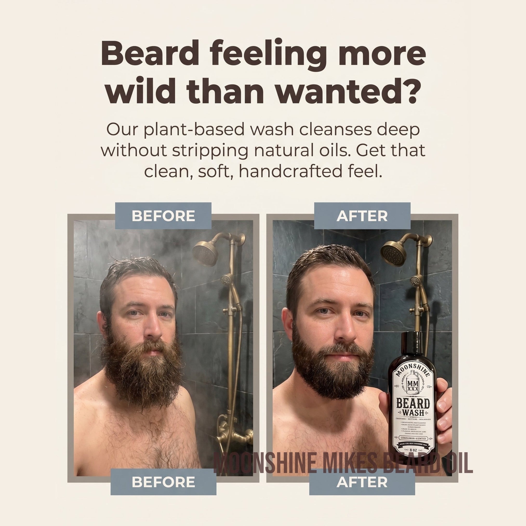 Moonshine Mikes Beard wash