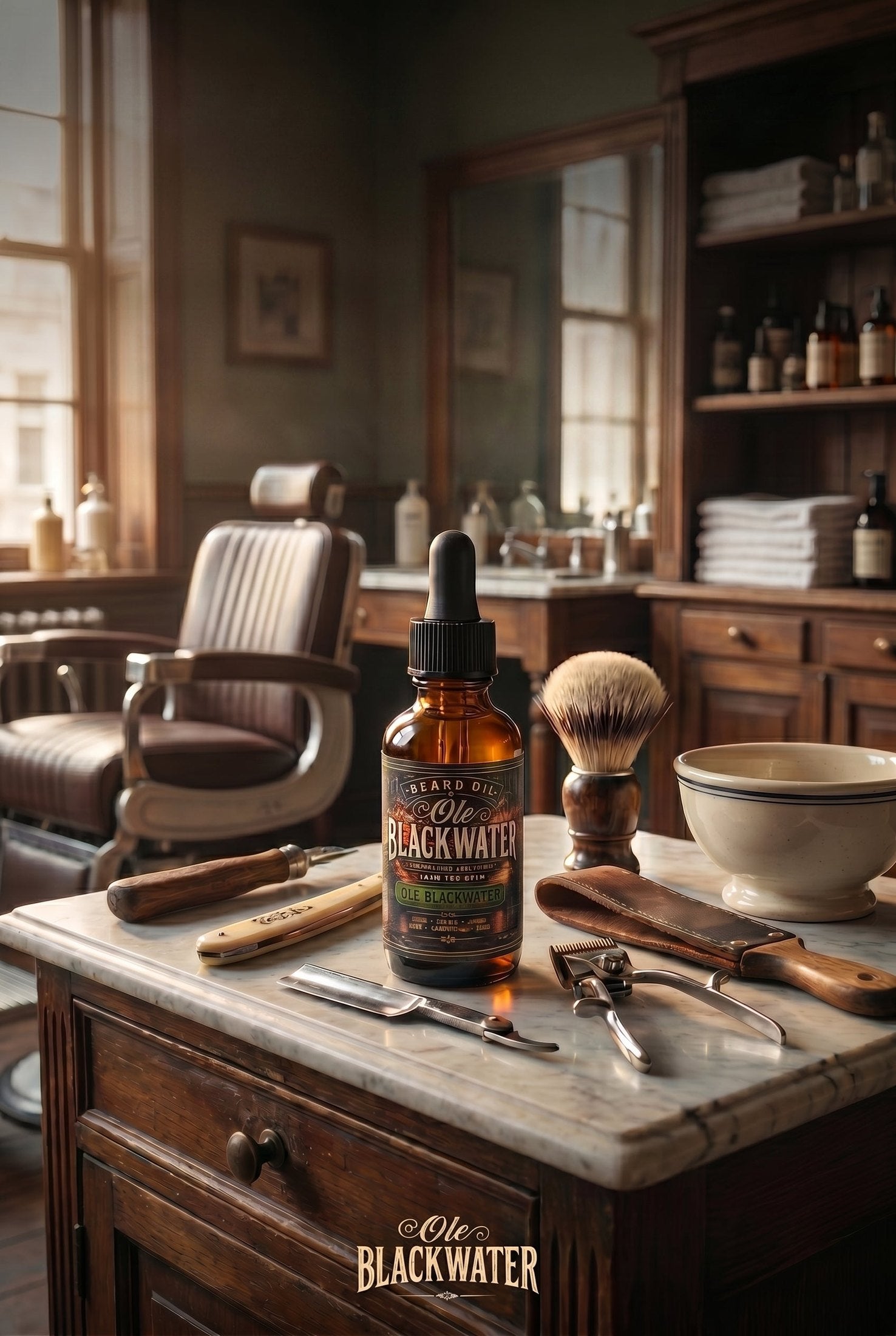 Moonshine Mike's Beard Oil™ Ole Blackwater Scent (1 fl oz /  30ml)