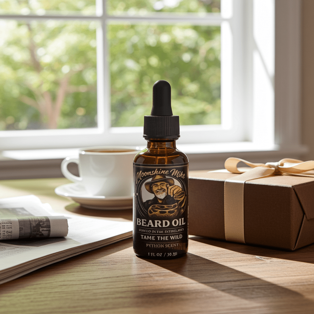 Moonshine Mike Beard Oil™ – Python Scent (1 fl oz / 30ml)