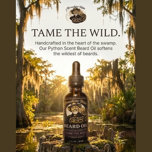 Moonshine Mike Beard Oil™ – Python Scent (1 fl oz / 30ml)