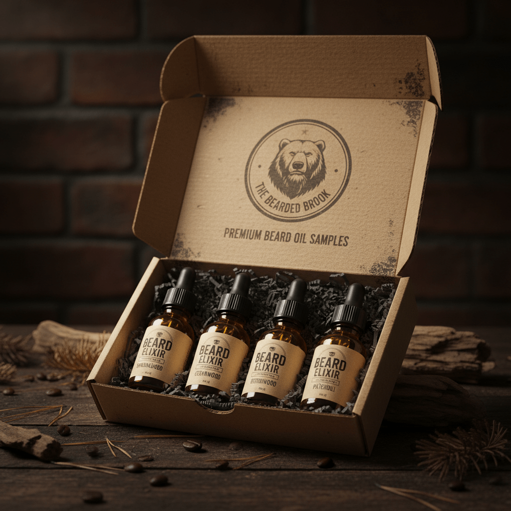 Moonshine Mikes Beard Oil Sample Box