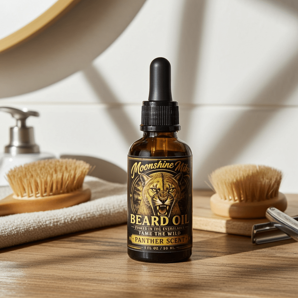 Moonshine Mike's Beard Oil™  Panther Scent Beard Oil (1 fl oz / 30ml)