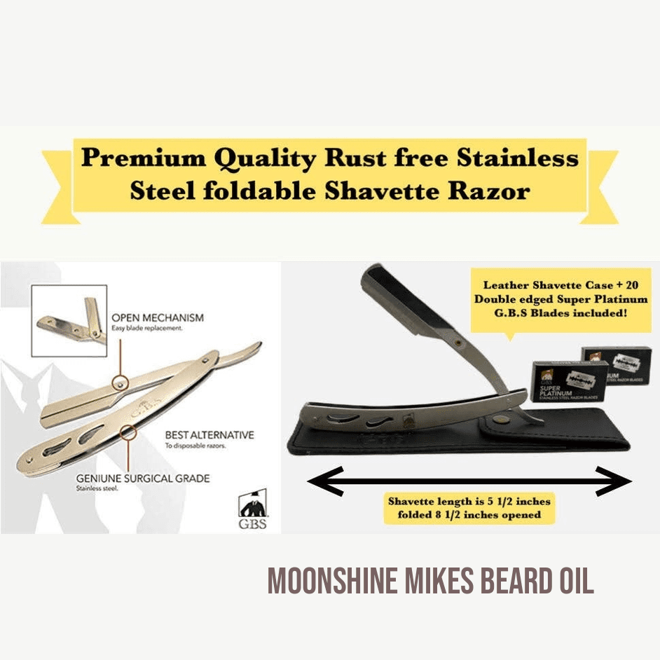 Men's Professional Barber Wet Shaving Set- Interchange