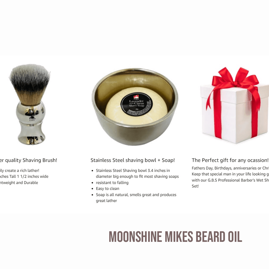 Men's Professional Barber Wet Shaving Set- Interchange
