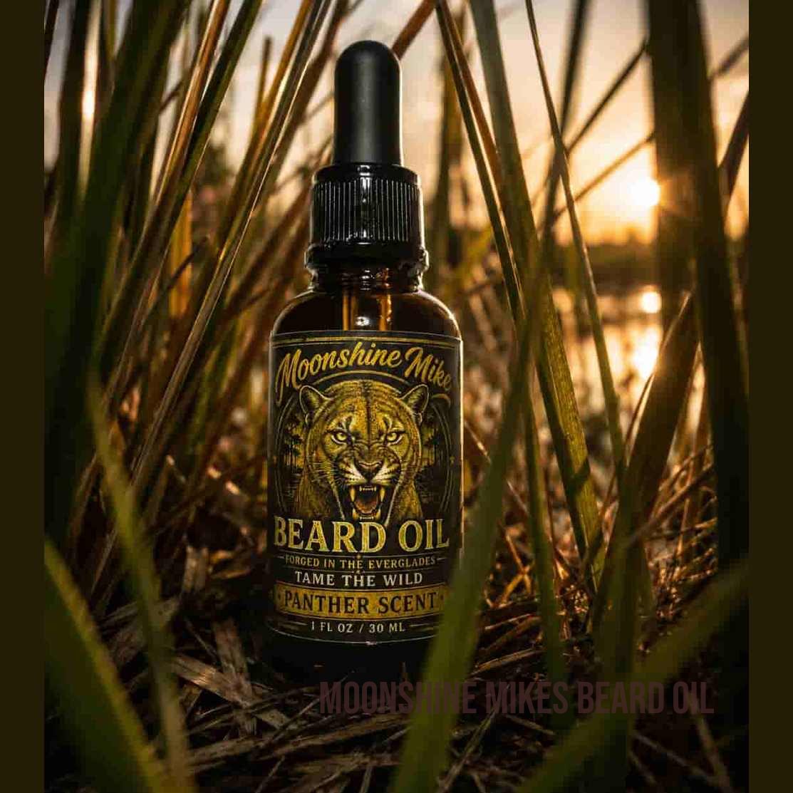 Moonshine Mike's Beard Oil™  Panther Scent Beard Oil (1 fl oz / 30ml)